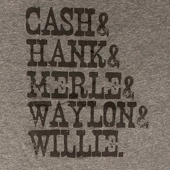 Outlaw Country Music Tee Shirt Size Large - Picture 2 of 5